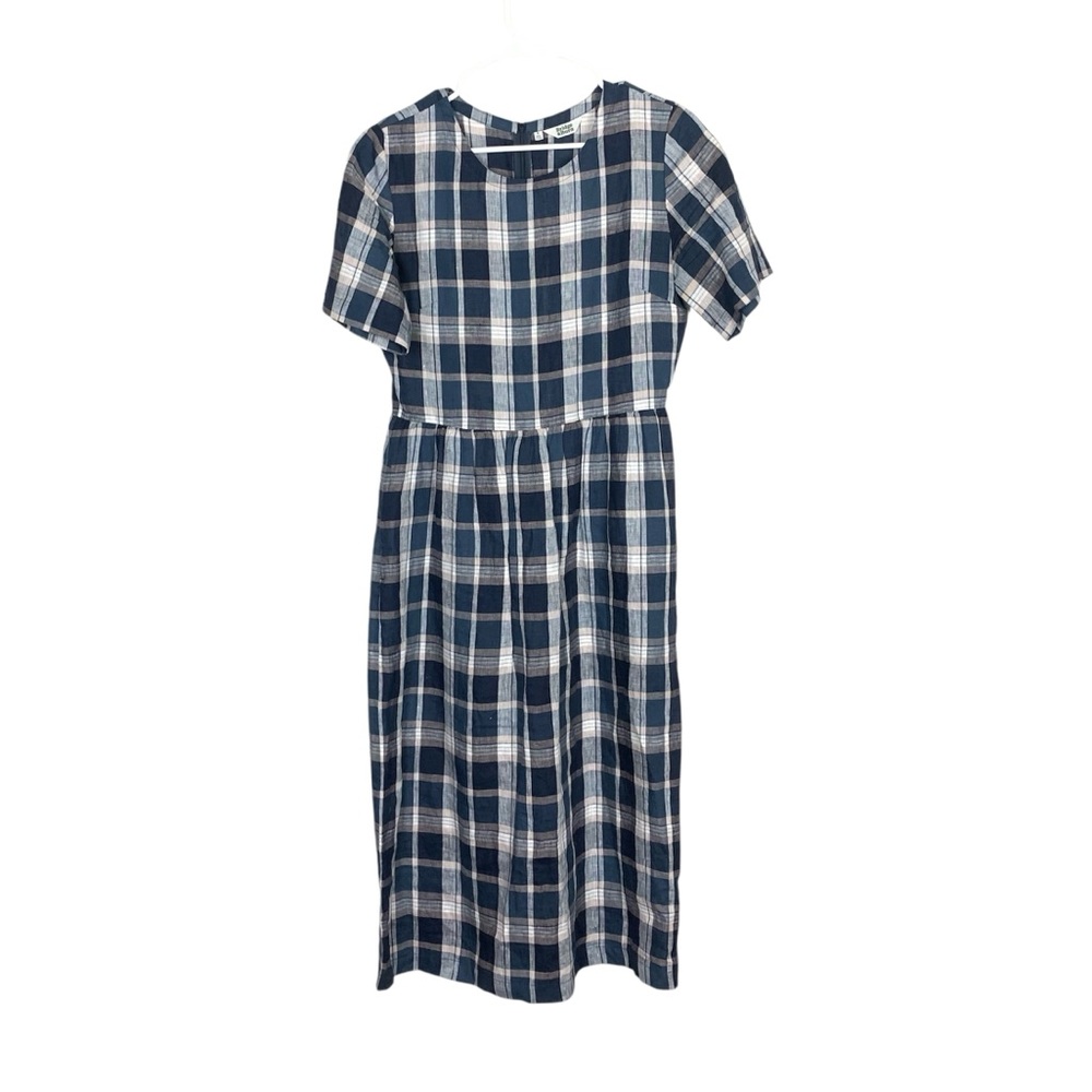 Bridge & burn linen perry dress size small cottagecore natural